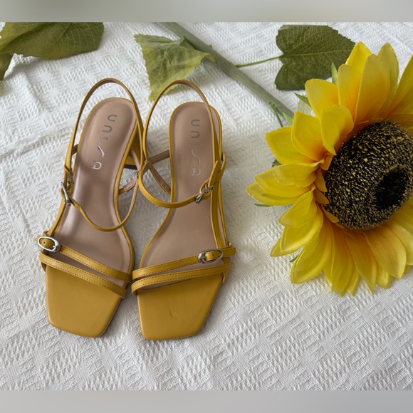 Unisa Mustard Yellow Strappy Sandals
New - Picture 2 of 8
